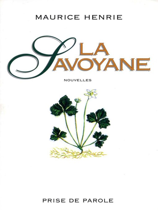 Title details for La savoyane by Maurice Henrie - Available